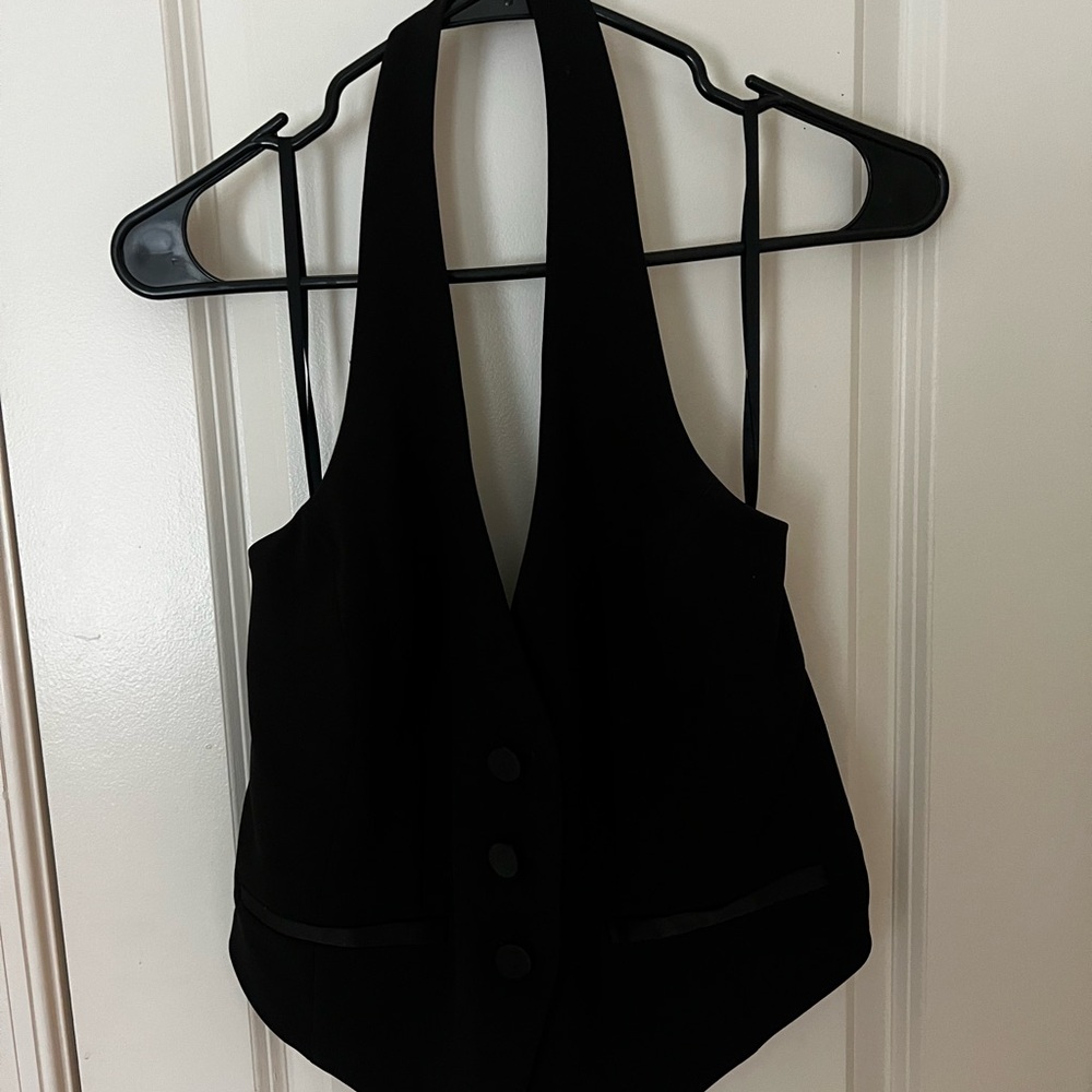 Primark Black Halter Neck Blouse